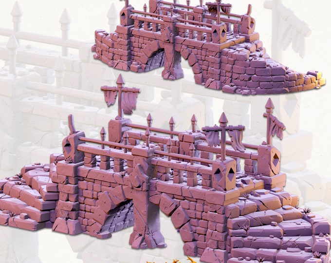 Graveyard -Bridge -Cast and Play -Terrain Exteriors