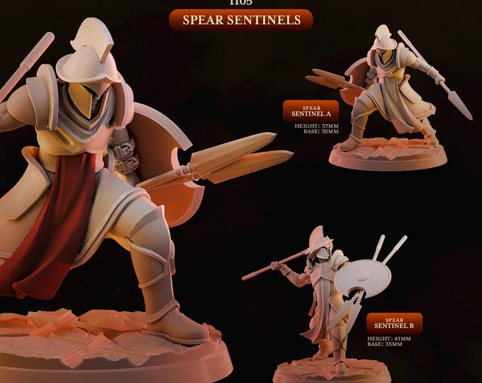 Spear Sentinels -Cast Play -Unyielding Legion