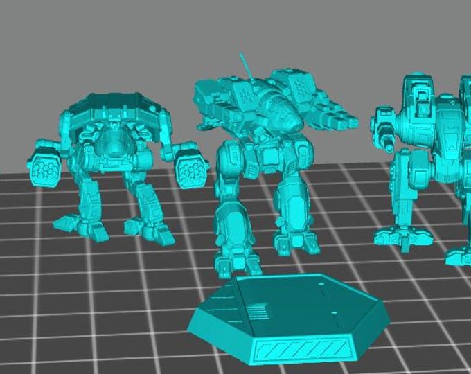 Diamond Shark Alpha Galaxy Clan Mechs- Ukraine Mech Factory