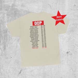 Trump 2024 GOP T-Shirt, Donald Trump Campaign Shirt, Trump USA Tour Shirt, Republican Party shirt, Trump for president shirt