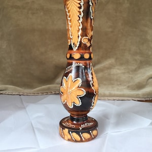 Vintage, Hand-Carved Wooden Decor