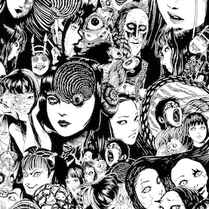 T-Shirt Tomie Junji Ito Uzumaki Horror Anime Manga Japanese Japan Guro Gore  Cult