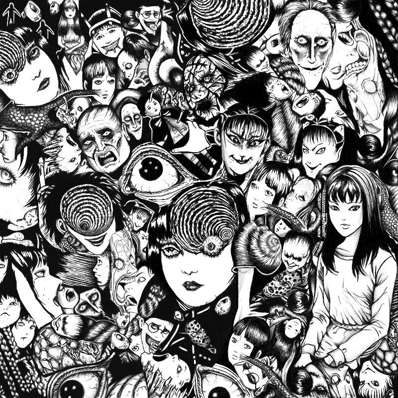 Junji Ito - Collection of the Macabre Póster, Lámina