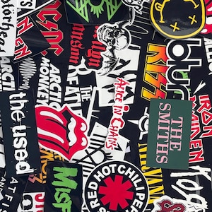 Custom Logo Stickers, Waterproof Bumper Stickers, Laptop Decals, Vinyl Glossy Band Logo