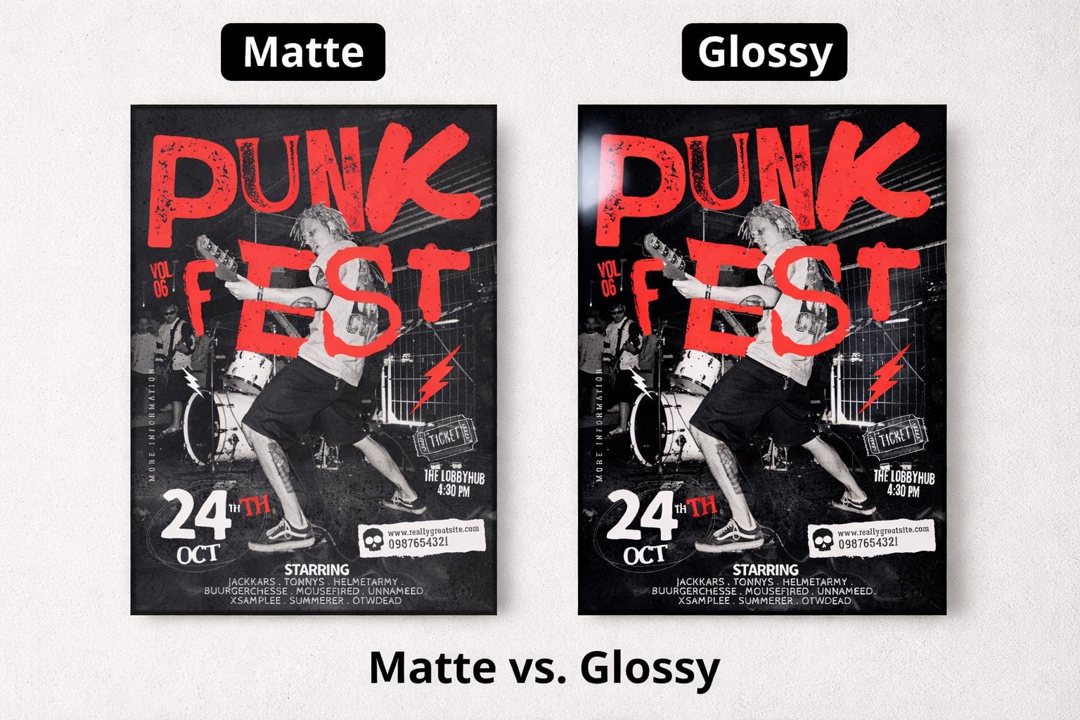 Custom A4 Poster Printing: Matte or Glossy Finish - Etsy UK