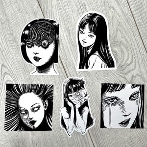 Junji Ito Sticker Collection (5 Pack) – Glossy Vinyl
