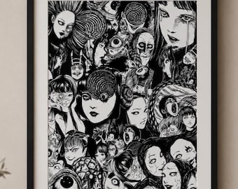 Japanese Horror Art Print