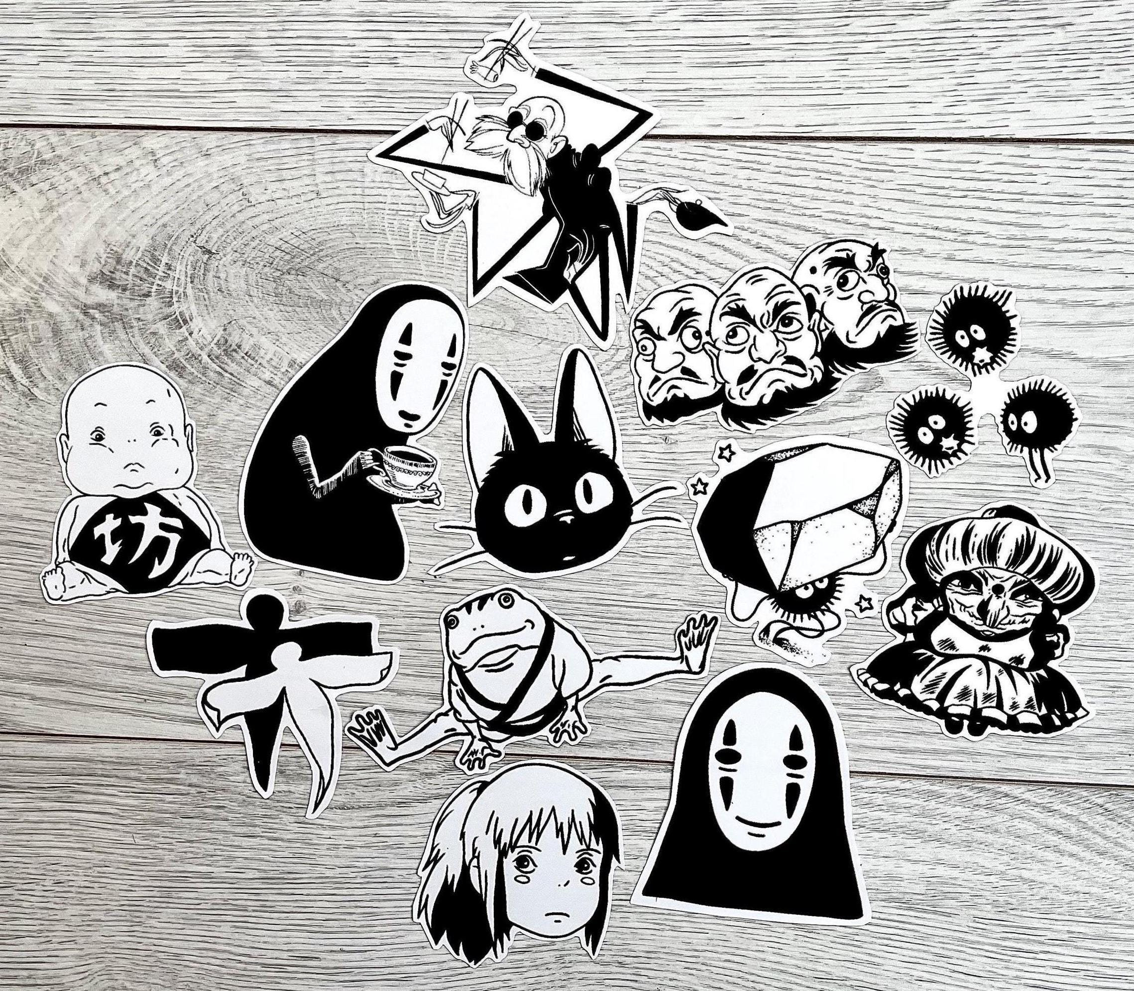 Chihiros Reise ins Zauberland Sticker Pack (12 gestanzte glänzende Vinyl-Aufkleber)