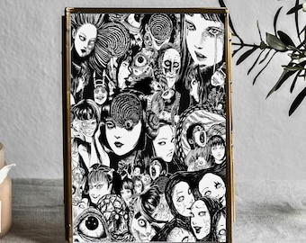 Impression d&#39;art Junji Ito | Art mural manga d&#39;horreur (sans cadre) | Design original Junji Ito | 20,3 cm x 27,5 cm