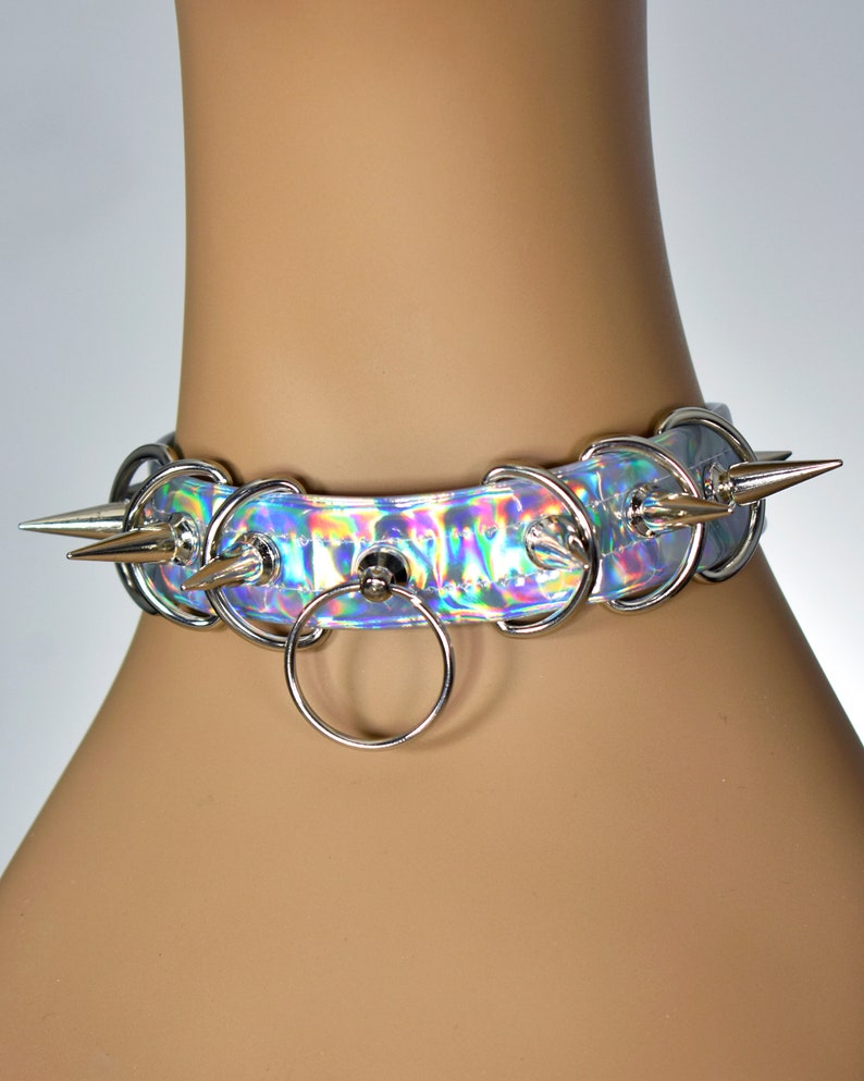 Personalized Sissy Holographic Choker