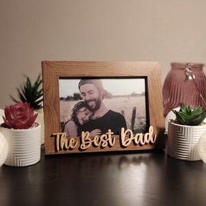 The Best Dad Picture Frame 6&#39;&#39;X4&#39;&#39;, 10X15 cm