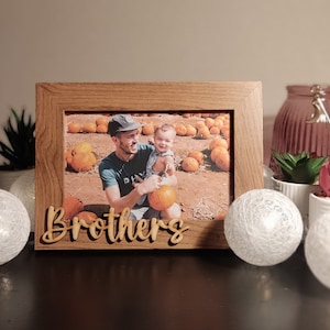 Cadre photo BROTHERS 6 x 4 pouces, 10 x 15 cm