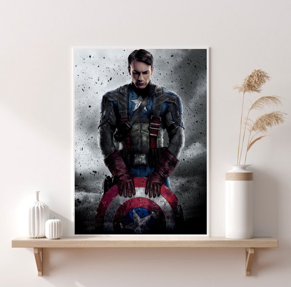 Captain America Canvas Poster Home Decor No Frame - Captain America Home Decor Captain America Canvas Poster Home Decor No Frame - Captain America Home Decor