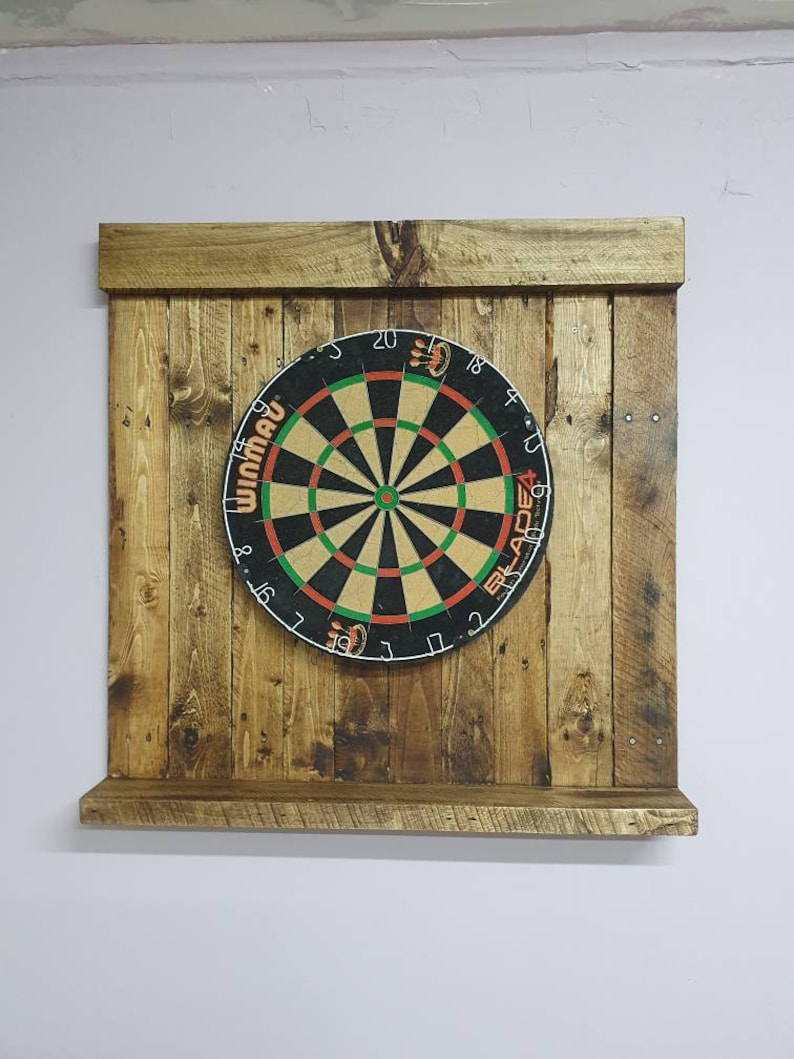 Wooden Dartboard Surround Rustic Dartboard Surround Etsy UK