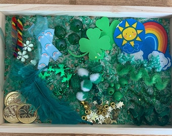 St. Patrick's Day Sensory Box | St. Patrick's Day Sensory Kit | Touch and Feel Toy