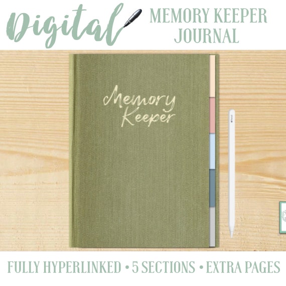 Digital Memory Keeper | Digital Journal | Digital Notebook | Memory Journal
