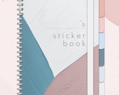 Digital Sticker Book | Sticker Book | 6 Tab Sticker Book