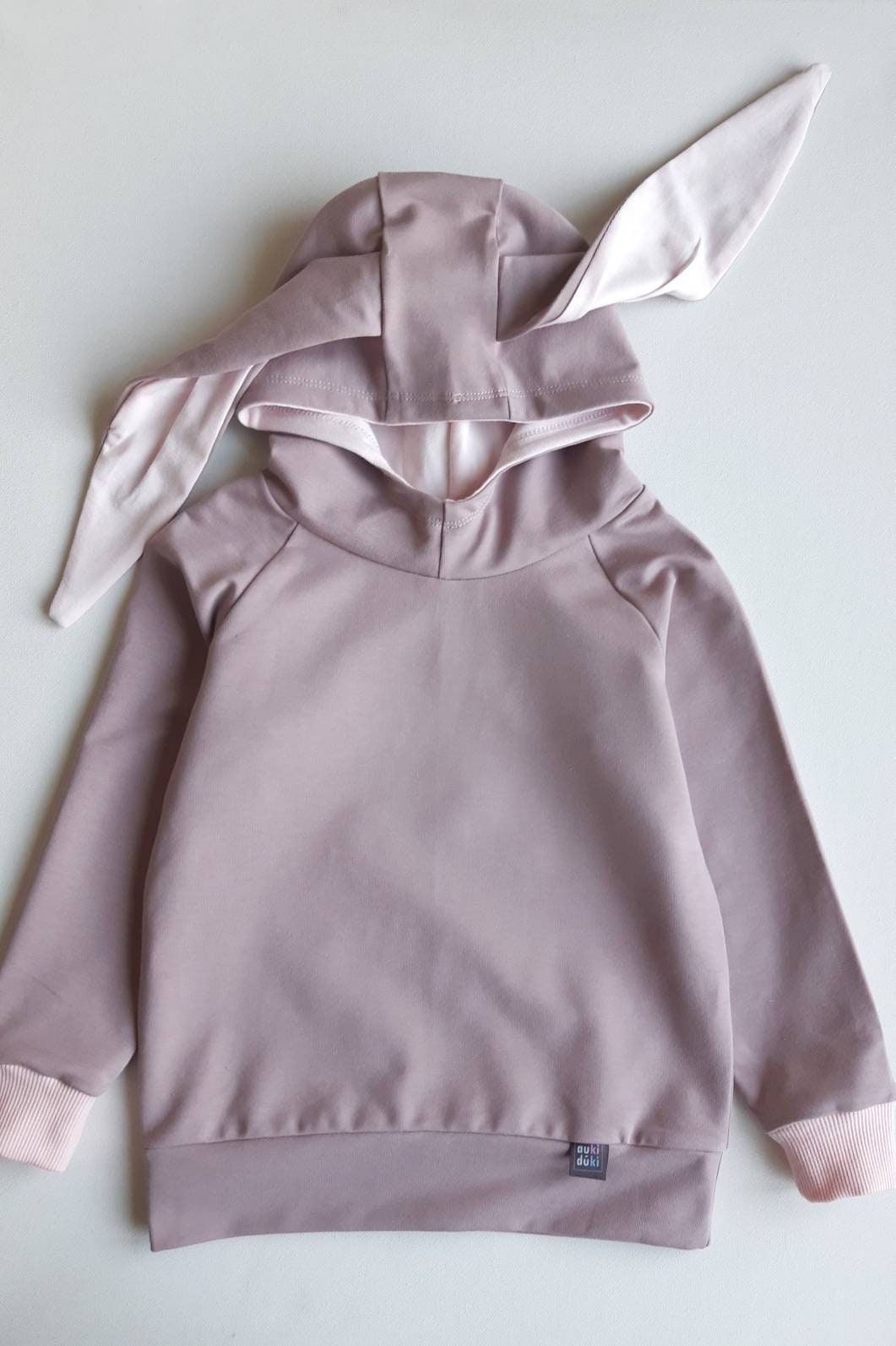 Choose ANY COLOR Pink Bunny Hoodie With Ears Solid Color - Etsy UK