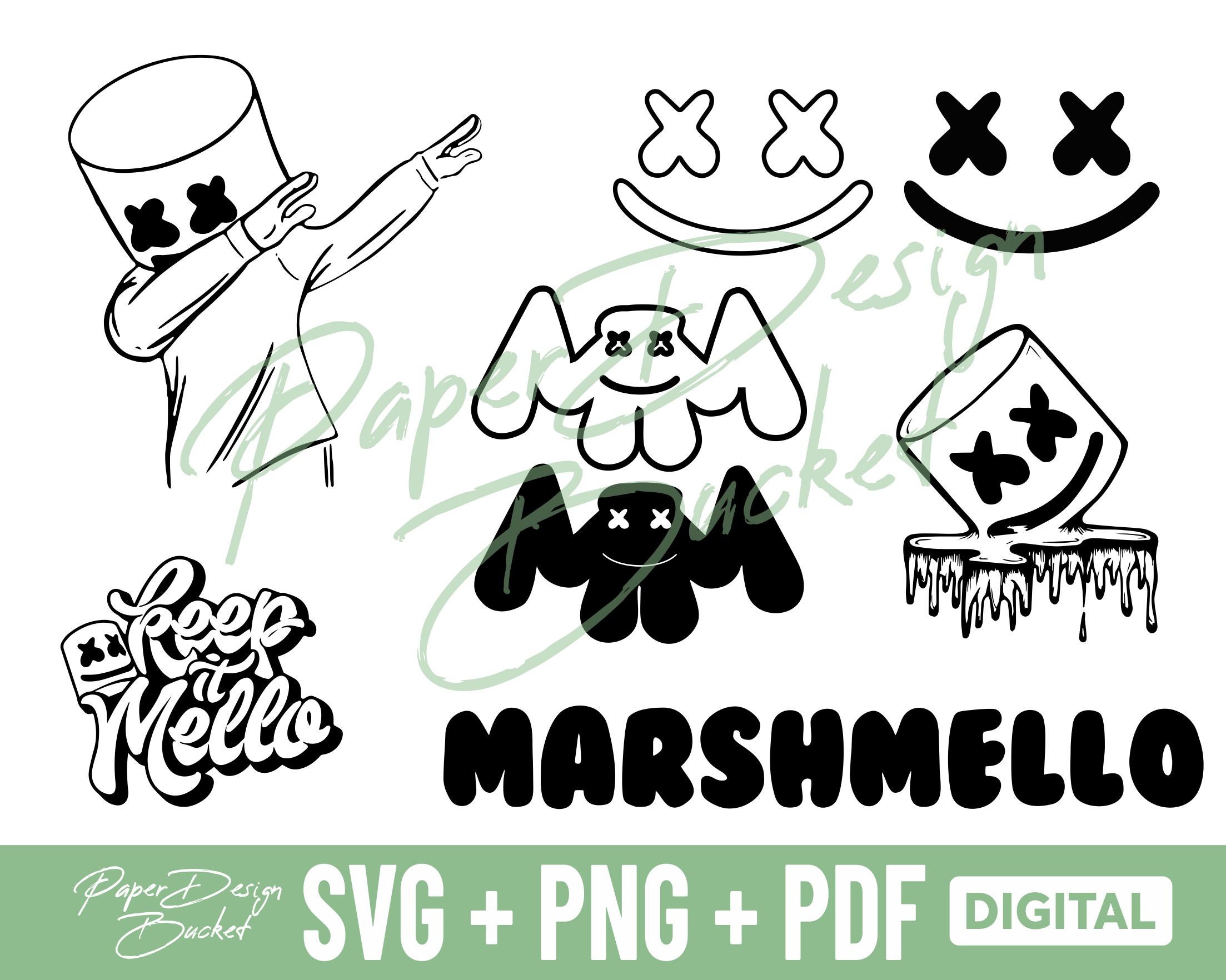 Marshmello Svg Keep It Mello Dance Singer Dabbing - Etsy Ireland