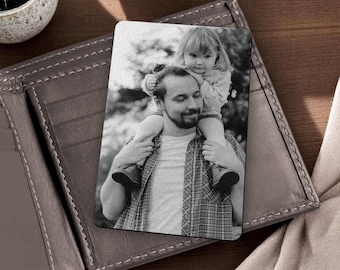 Personalised Fathers Day Gift | Engraved Wallet Insert | Laser Engraved Fathers Day Gift | Fathers Day Present