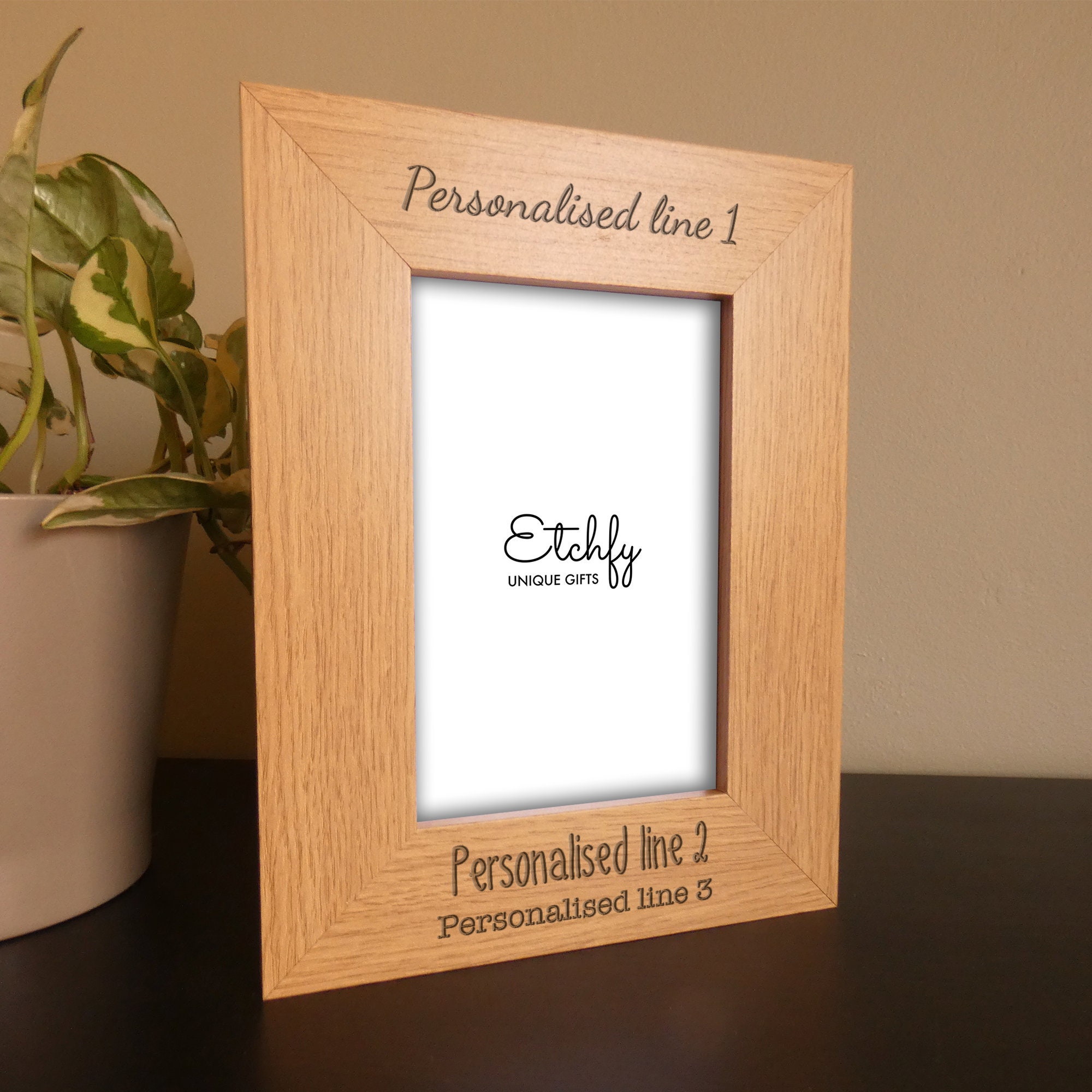 Personalised Photo Frame Customisable Photo Frame Fully Etsy