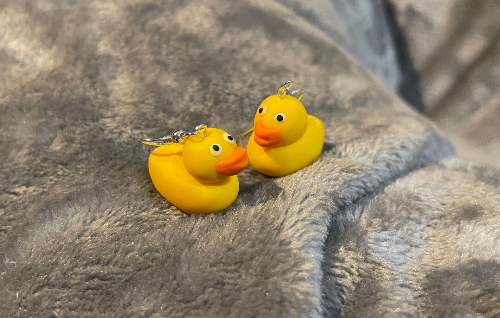 Rubber Duck Earrings Handmade Etsy