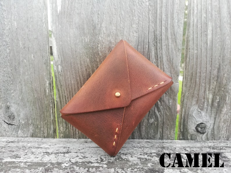 short wallet Personalized Leather wallet Front pocket Cardholder wallet Bifold walet ID Card Holder Cash envelope wallet Minimalist wallet