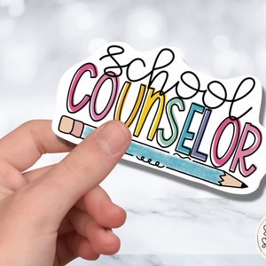 School Counselor Sticker | Teacher Sticker | Educator | Laptop Sticker | Tumbler Sticker | Water Bottle Sticker | Teacher Gift