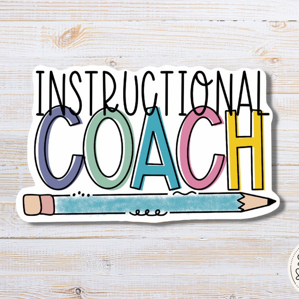 BRIGHT Instructional Coach Sticker | Teacher Sticker | Academic | Laptop Sticker | Tumbler Sticker | Water Bottle Sticker | Teacher Gift