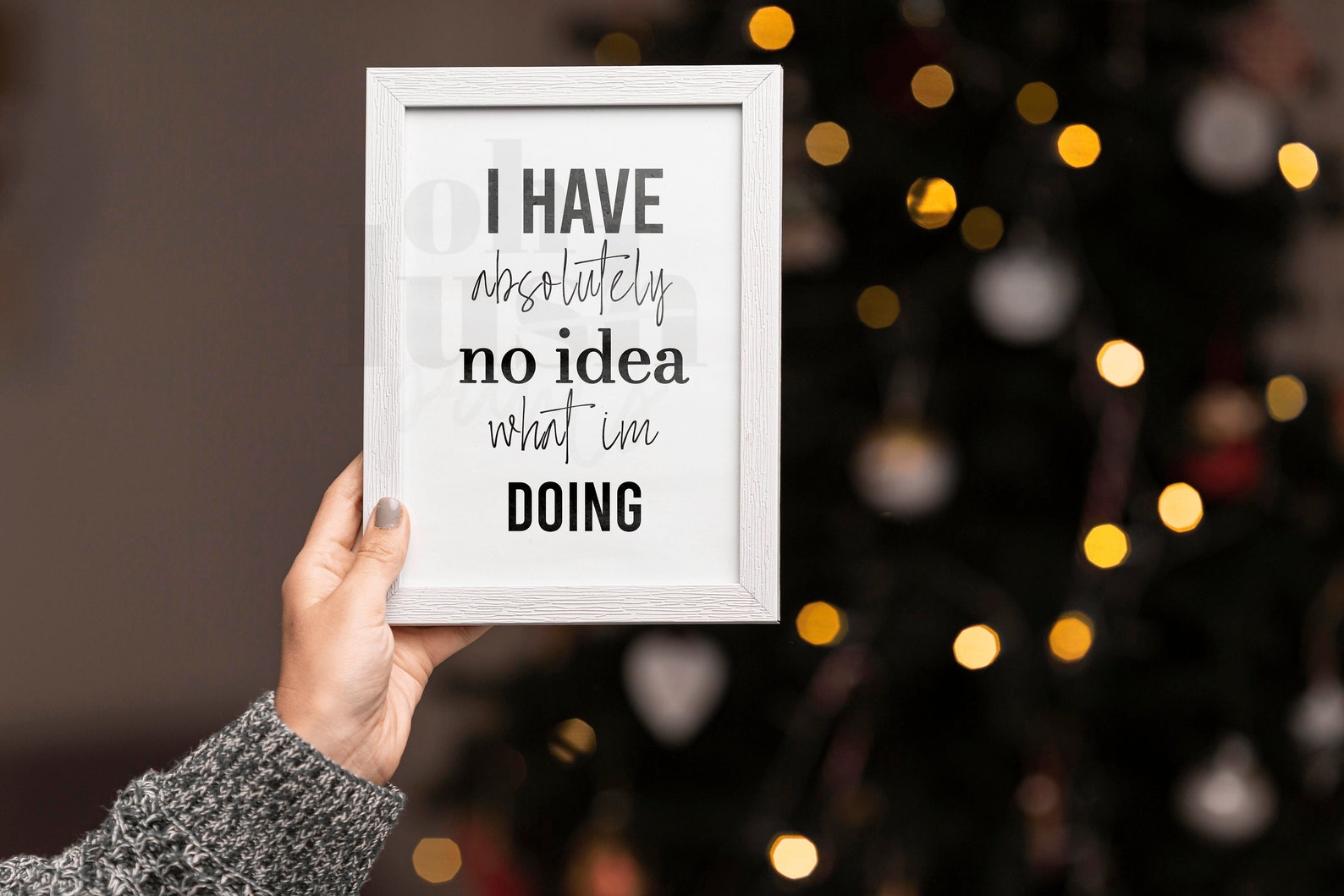 I Have Absolutely No Idea What I Am Doing Print, Office Wall Decor ...