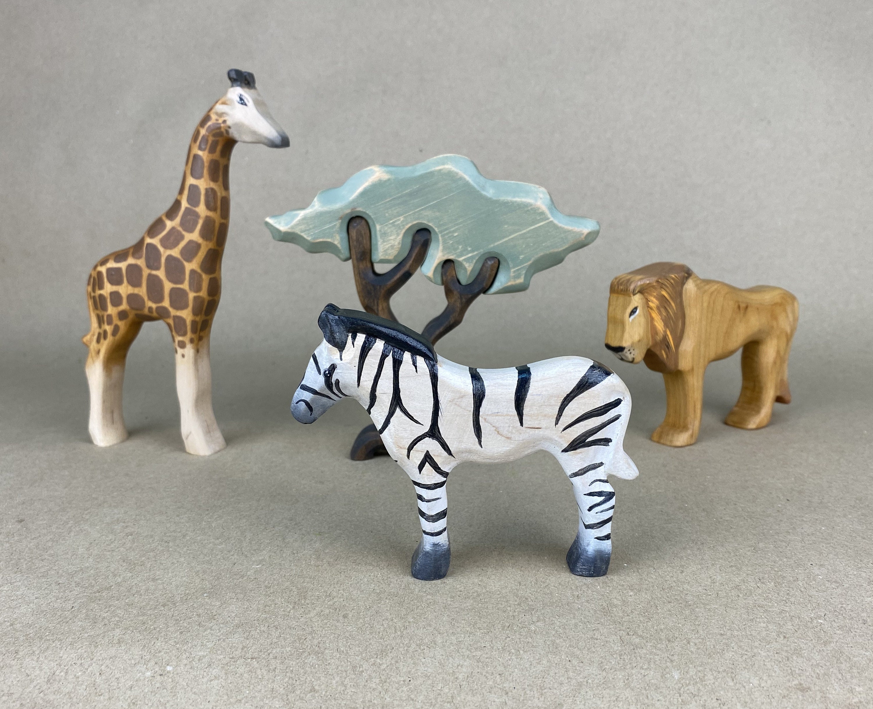 Wooden Zebra FigurineZebra ToyAfrican AnimalsSafari Etsy