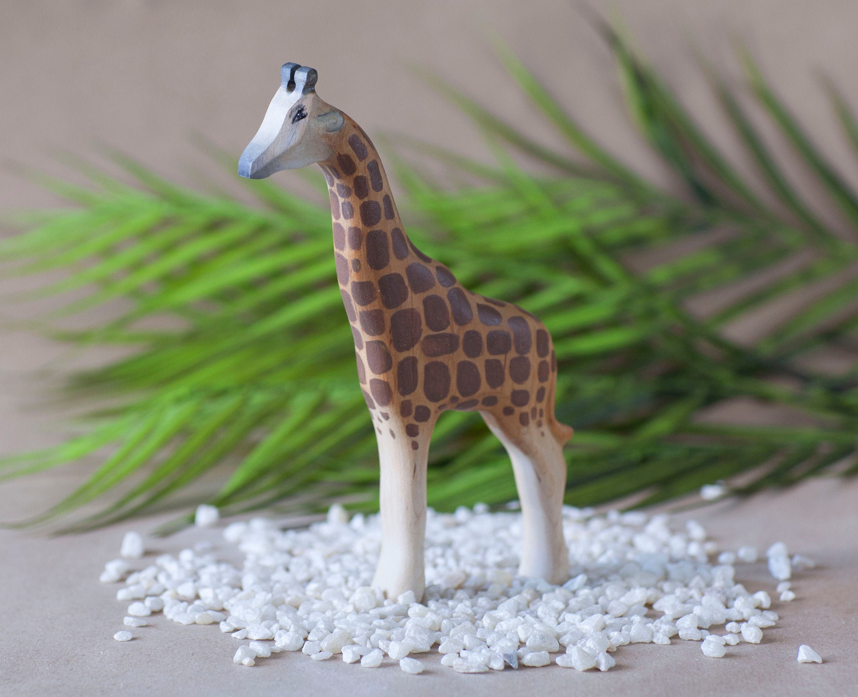Giraffe ToyAfrican Giraffe FigurineSafari animalsWooden Etsy