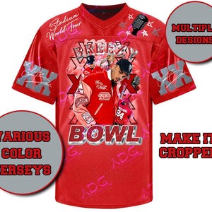 Custom Breezy Jersey with your NAME - Full or Cropped Personalized Football Jersey