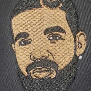 Drizzy Drake Iceman Champagne Papi Loverboy Broderad Stryklapp