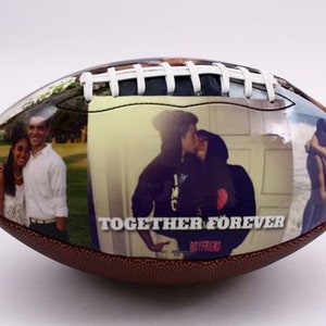 Personalize A Football With Image Wrap Print At Home Template DIY