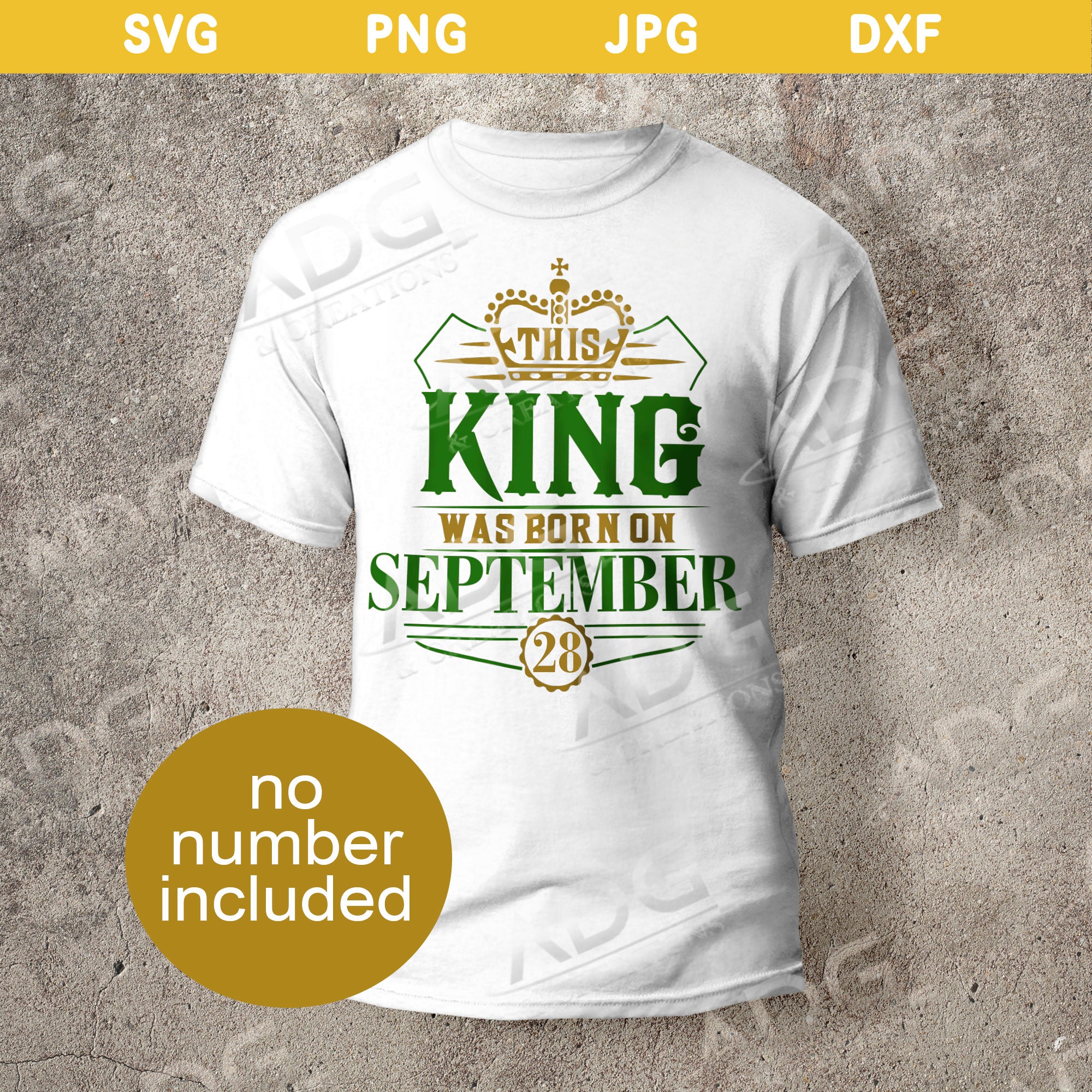This King Was Born on September Virgo Libra Zodiac Sign Instant Digital SVG  JPG PNG Dxf - Etsy Ireland