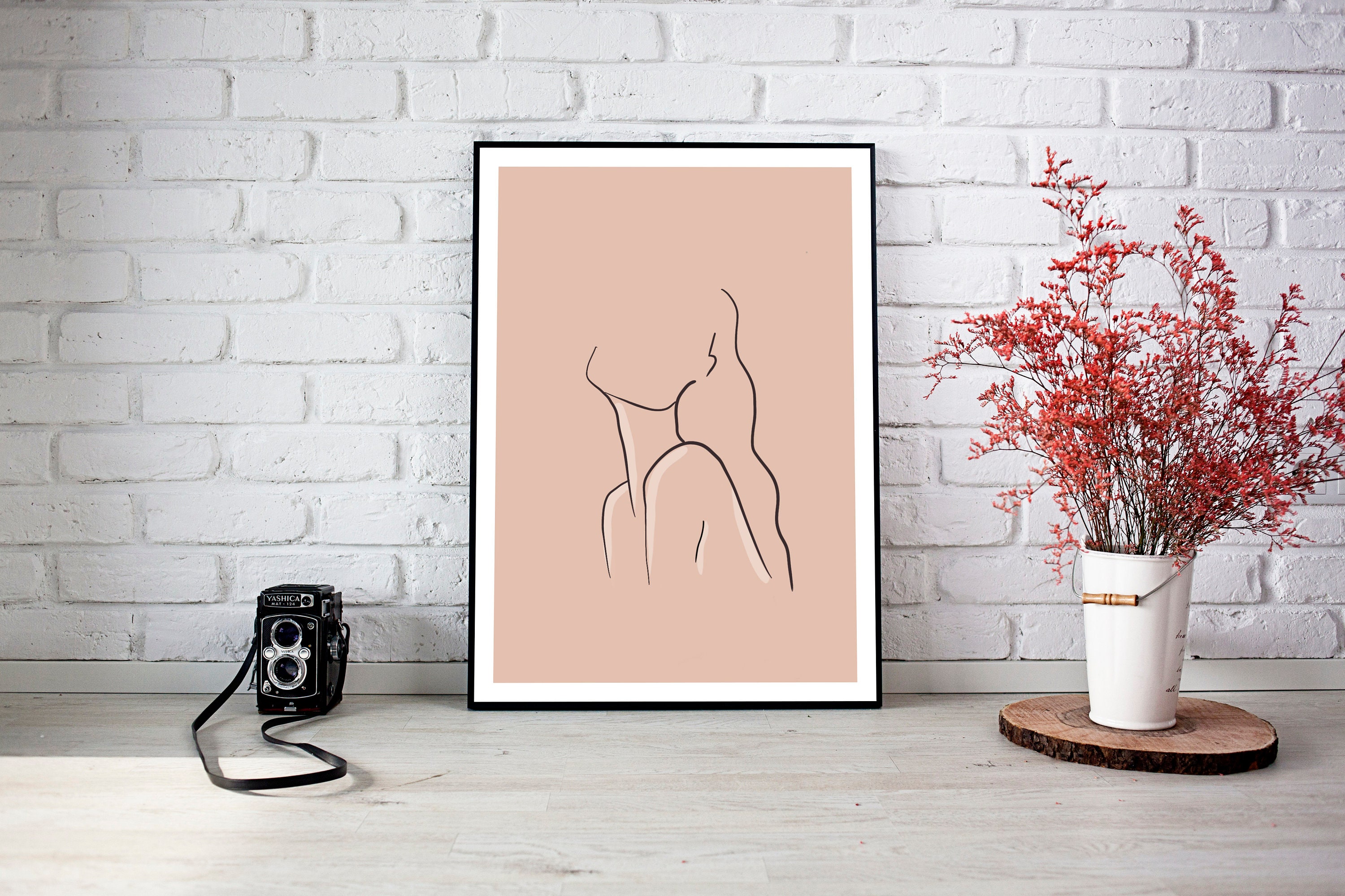 Affiche Line Art Femme, Albane