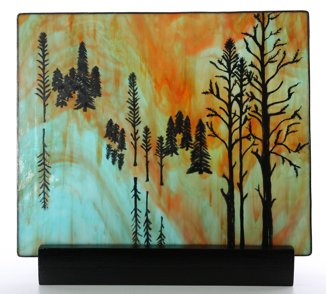 Yellowstone, Backlit Glass Panel Etsy