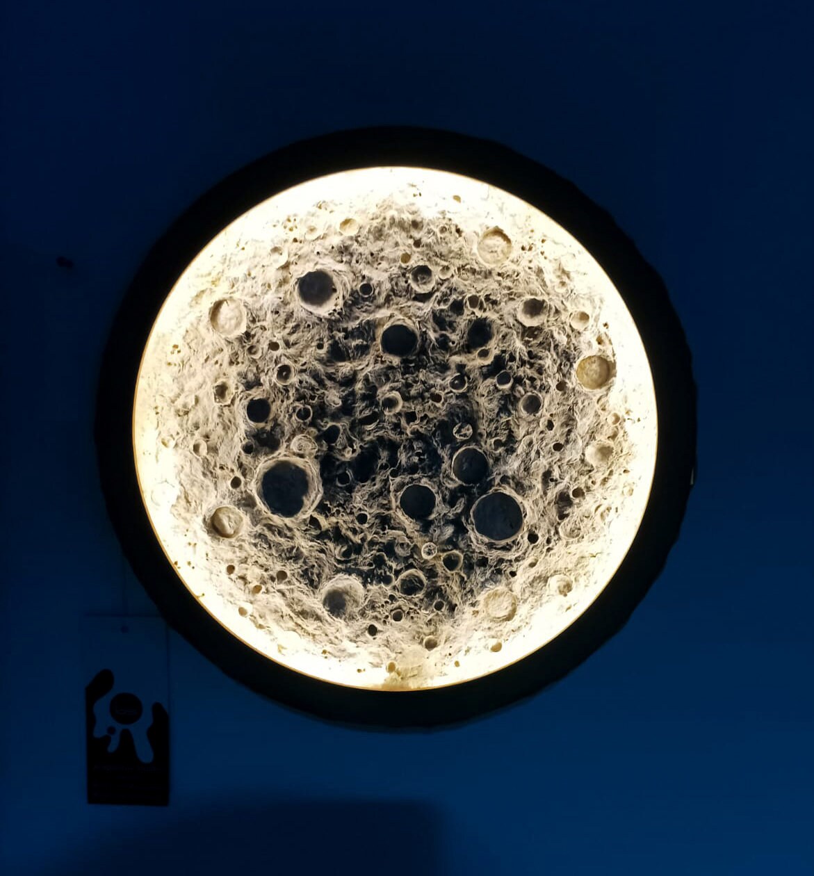 Moonlight LED Wall Painting, Personalized Gift,moon Wall Decor