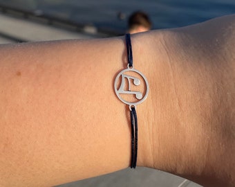 MUSICAL NOTE BRACELET | personilazed gift card | music | gift for musician | gift for friend | water resistant | opera house