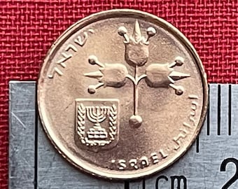 Pomegranates 10 New Agorot Israel Authentic Coin Money for Jewelry and Craft Making (Forbidden Fruit) (Rimonim) (Mystic) (Rosh Hashanah)