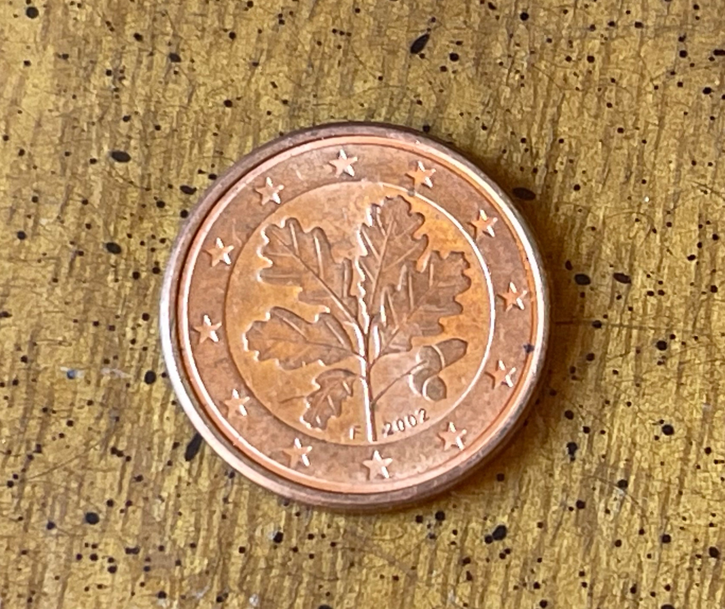 Piece 5 Centimes 2002 Feuille De Chene Valeur Twig de chêne 1 Euro Cent Allemand Pièce authentique Argent - Etsy Canada