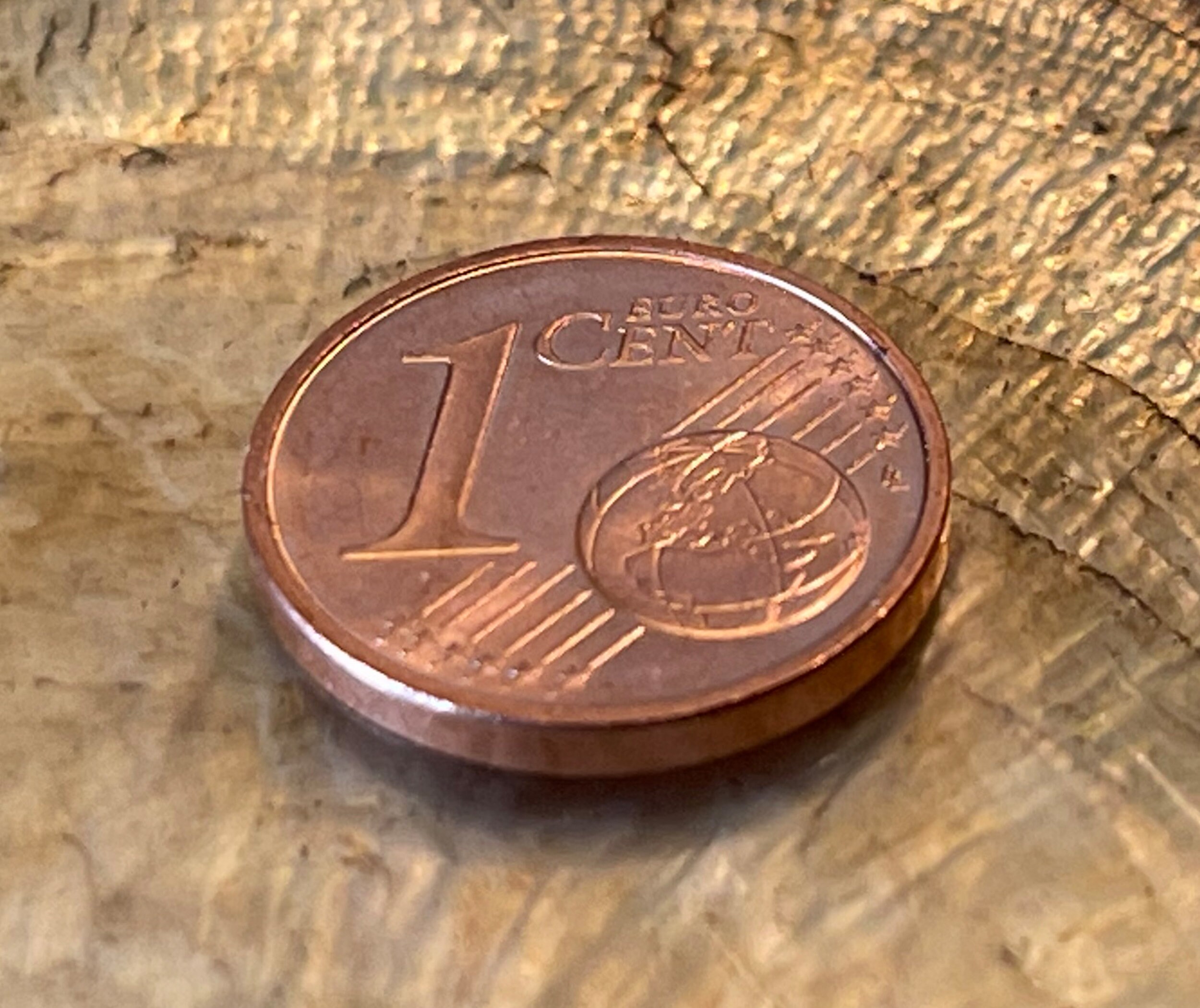 Piece 1 Centime Euro Feuille De Chene Valeur Twig de chêne 1 Euro Cent Allemand Pièce authentique Argent - Etsy France