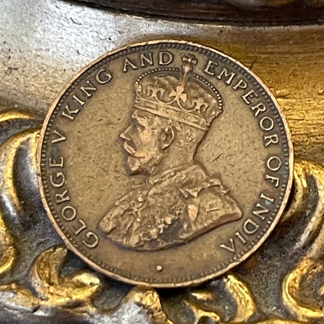 キング・ジョージ5世香港セントコイン：宝飾品として本物のブロンズコイン - Etsy 日本