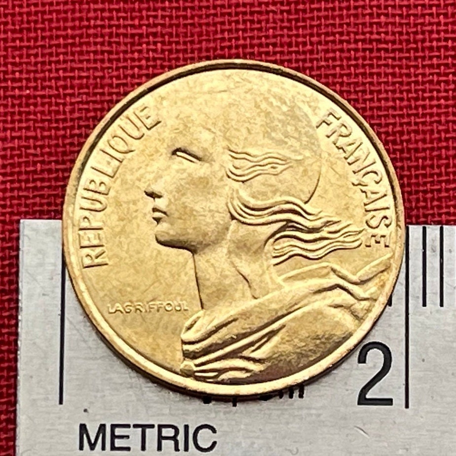 フランス 10サンタイム 1972年　マリアンヌ　コインケース新品 JCC | ジャパンコインキャビネット / フランス 1973年 20サン