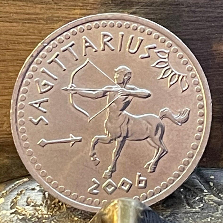 射手座のケンタウロスコイン：ソマリランド10シリング、十二支ジュエリークラフト - Etsy 日本