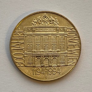 Vienna Mint (King&#39;s Ransom) 20 Schillings Austria Authentic Coin Money for Jewelry (1194) (Richard Lionheart) (Great Fortune Great Crime)