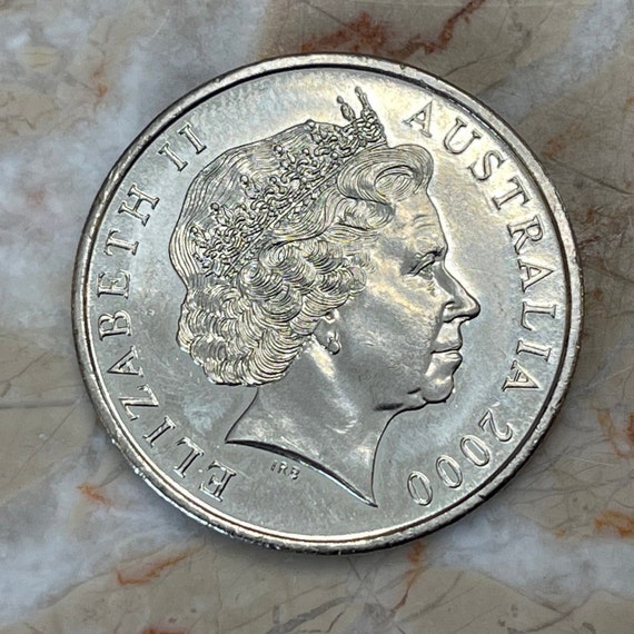 カモノハシ 20 セント オーストラリア 本物コイン ジュエリーや工芸品