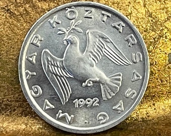 Dove of Peace Hungary Coin: 10 Filler Authentic Craft Supply