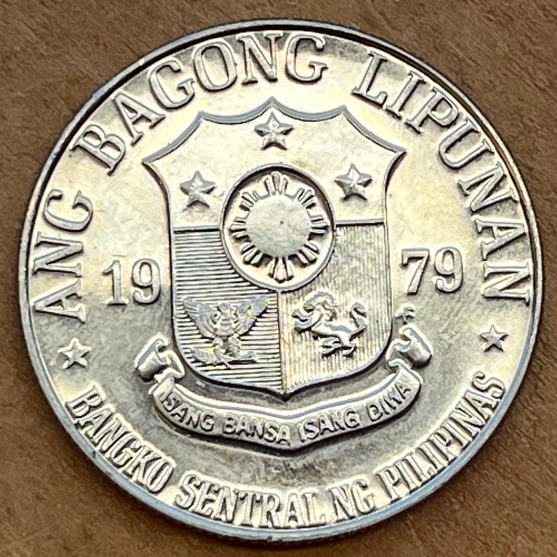 ホセ・リサール1ペソ硬貨：フィリピンの本物の宝飾品用通貨 - Etsy 日本